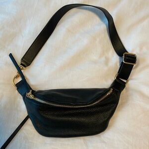 Rebecca Minkoff Bree black leather belt bag